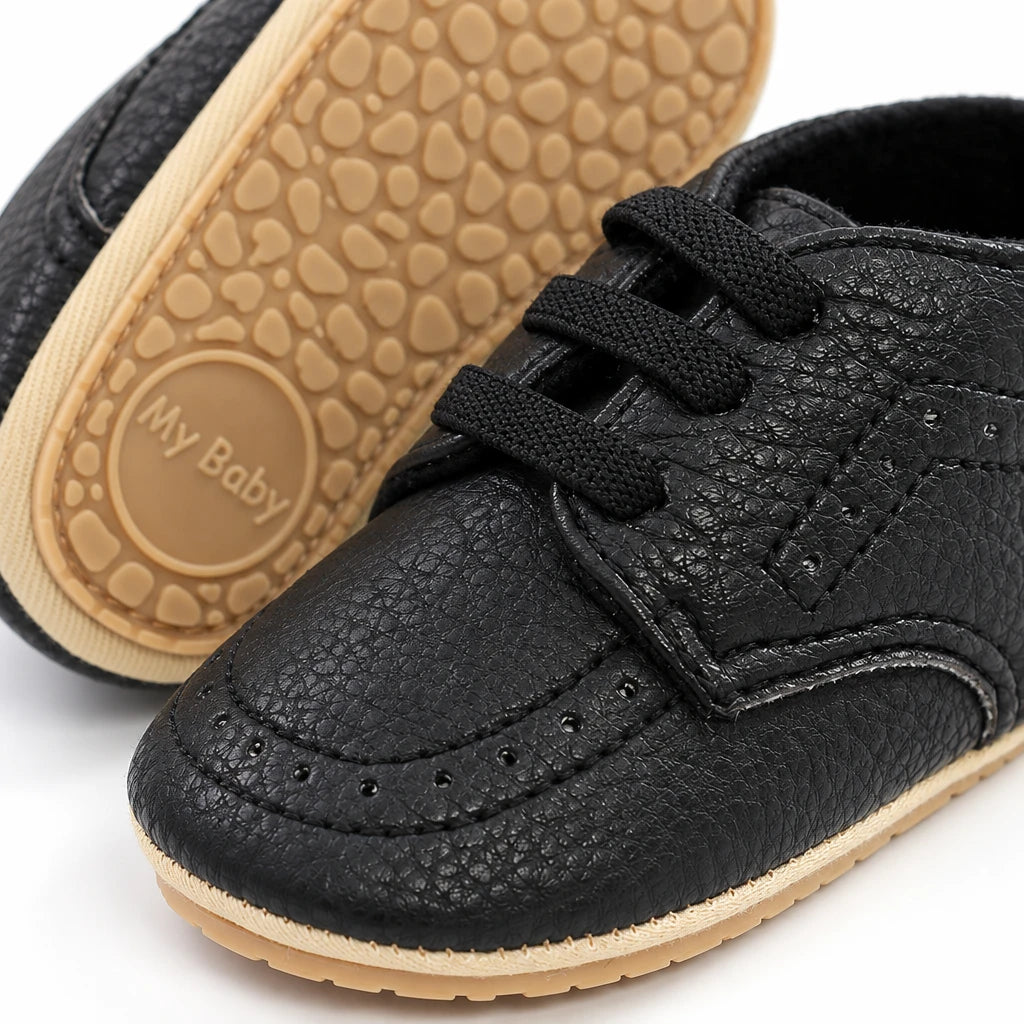 跨境爆款婴儿鞋春秋0-1岁宝宝鞋休闲英伦风学步鞋批发 baby shoes — 2507黑色