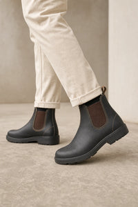 Botines Chelsea De Cuero Sintético