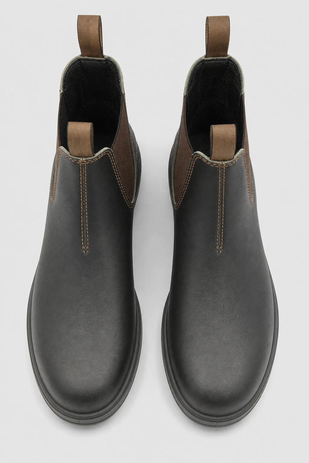 Botines Chelsea De Cuero Sintético