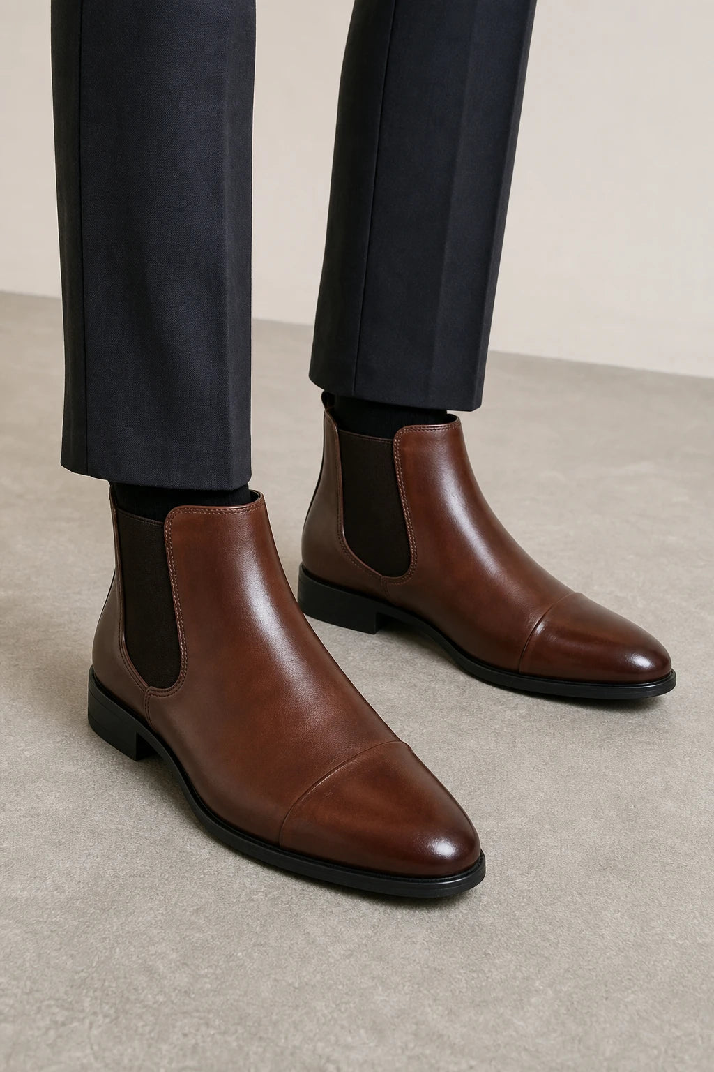 Botines Marron Chelsea