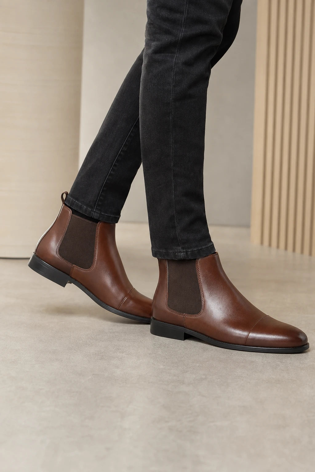 Botines Marron Chelsea