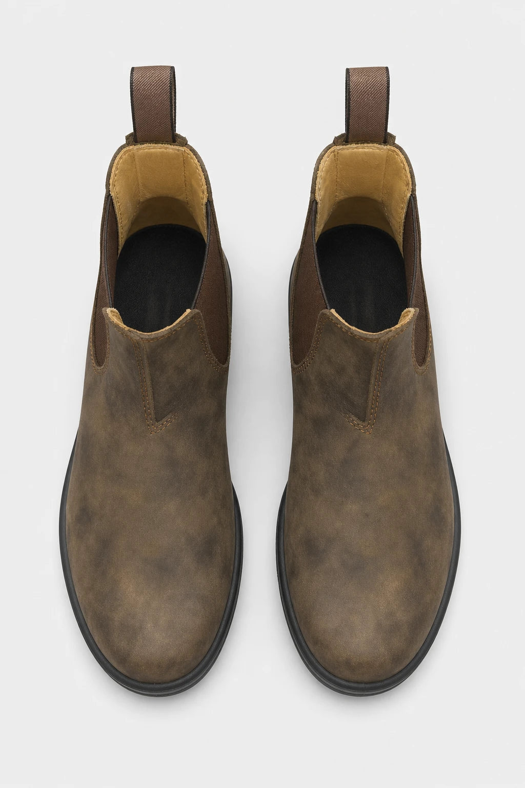 Botines Marron Mujer Chelsea Unisex