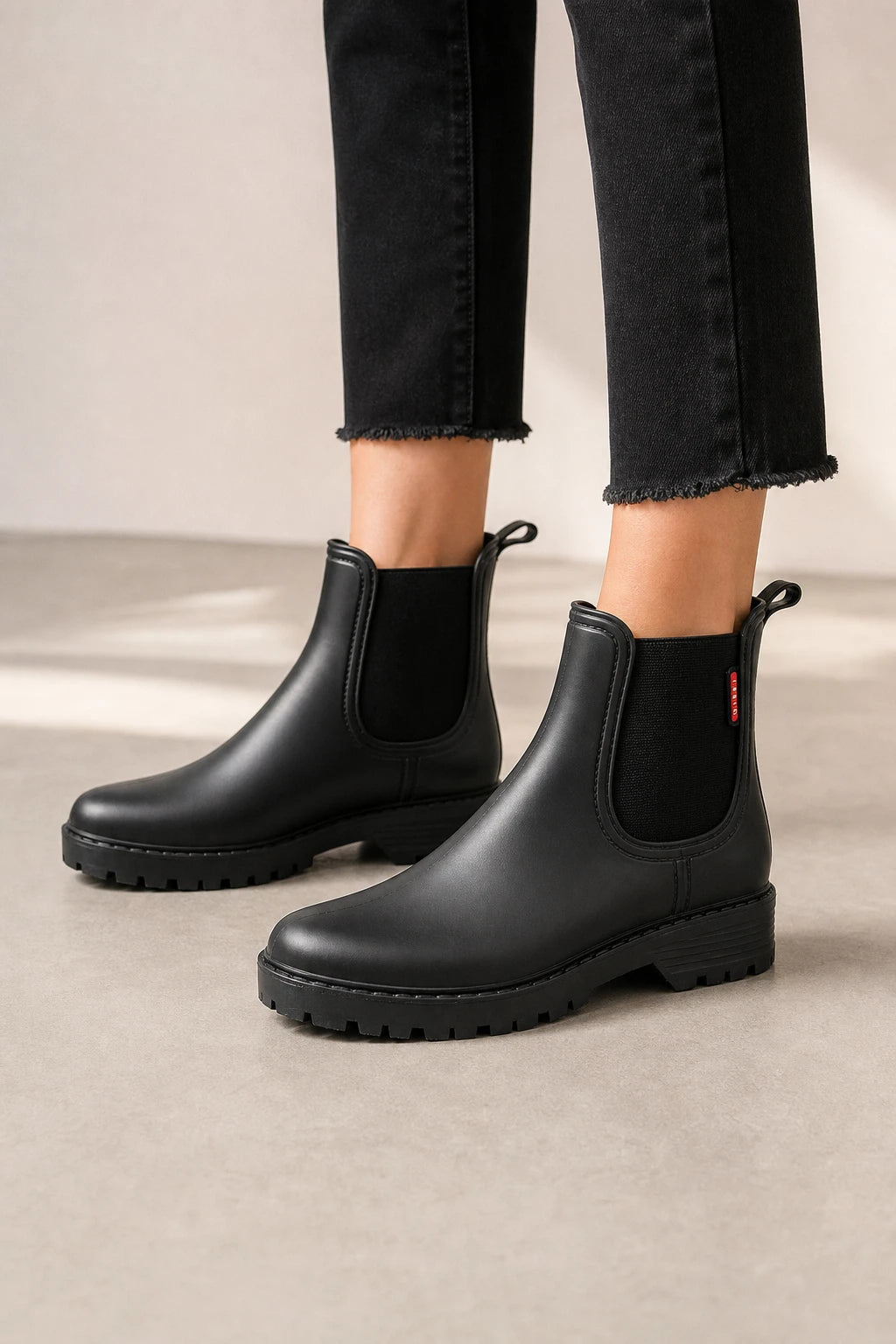 Botines Mujer Chelsea De Agua Estilo