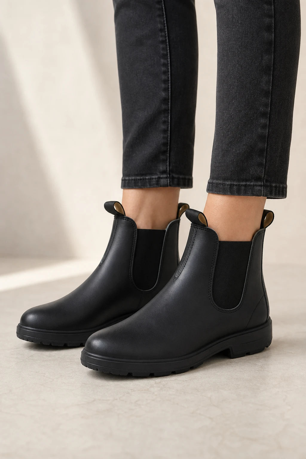 Botines Negros Mujer Chelsea Negro