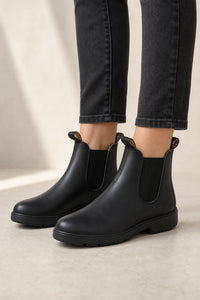 Botines Negros Mujer Chelsea Negro