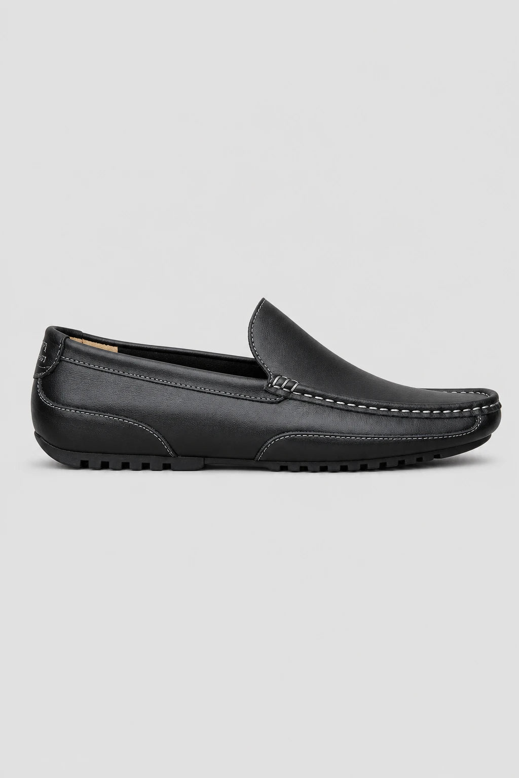 Castellanos Mocasines De Cuero Genuino Sin Cordones