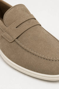 Mocasines Ante Sintético Sin Cordones