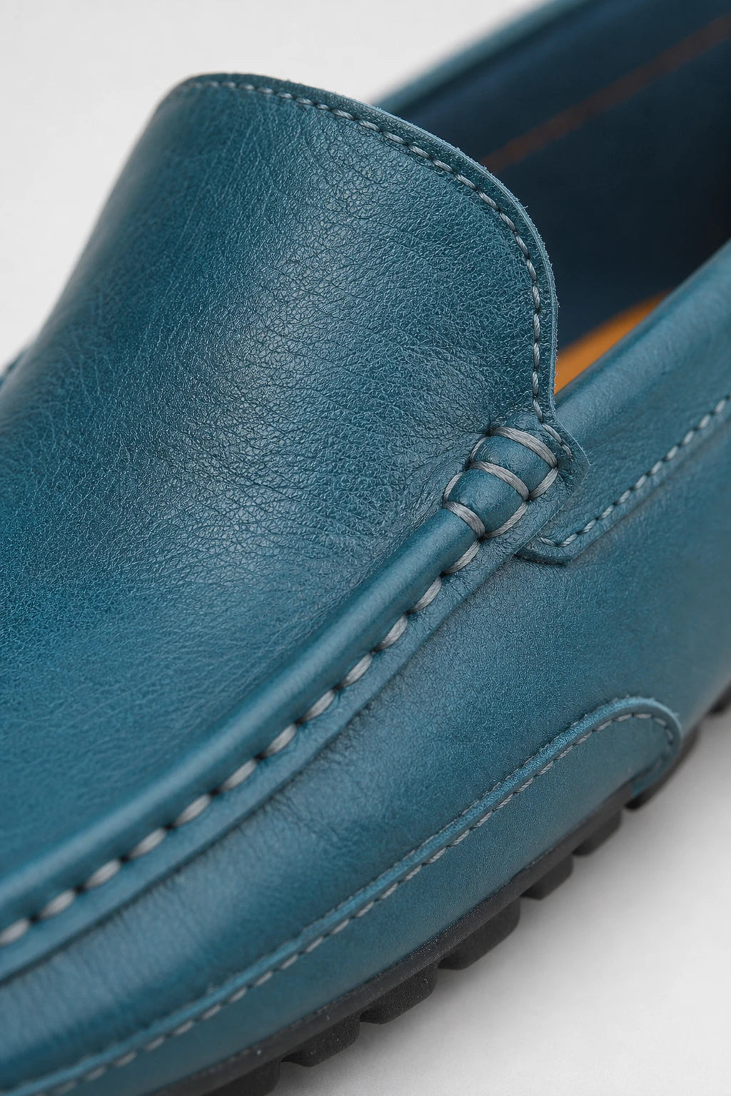 Mocasines Cuero De Vaca Sin Cordones