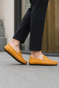 Mocasines De Verano De Cuero