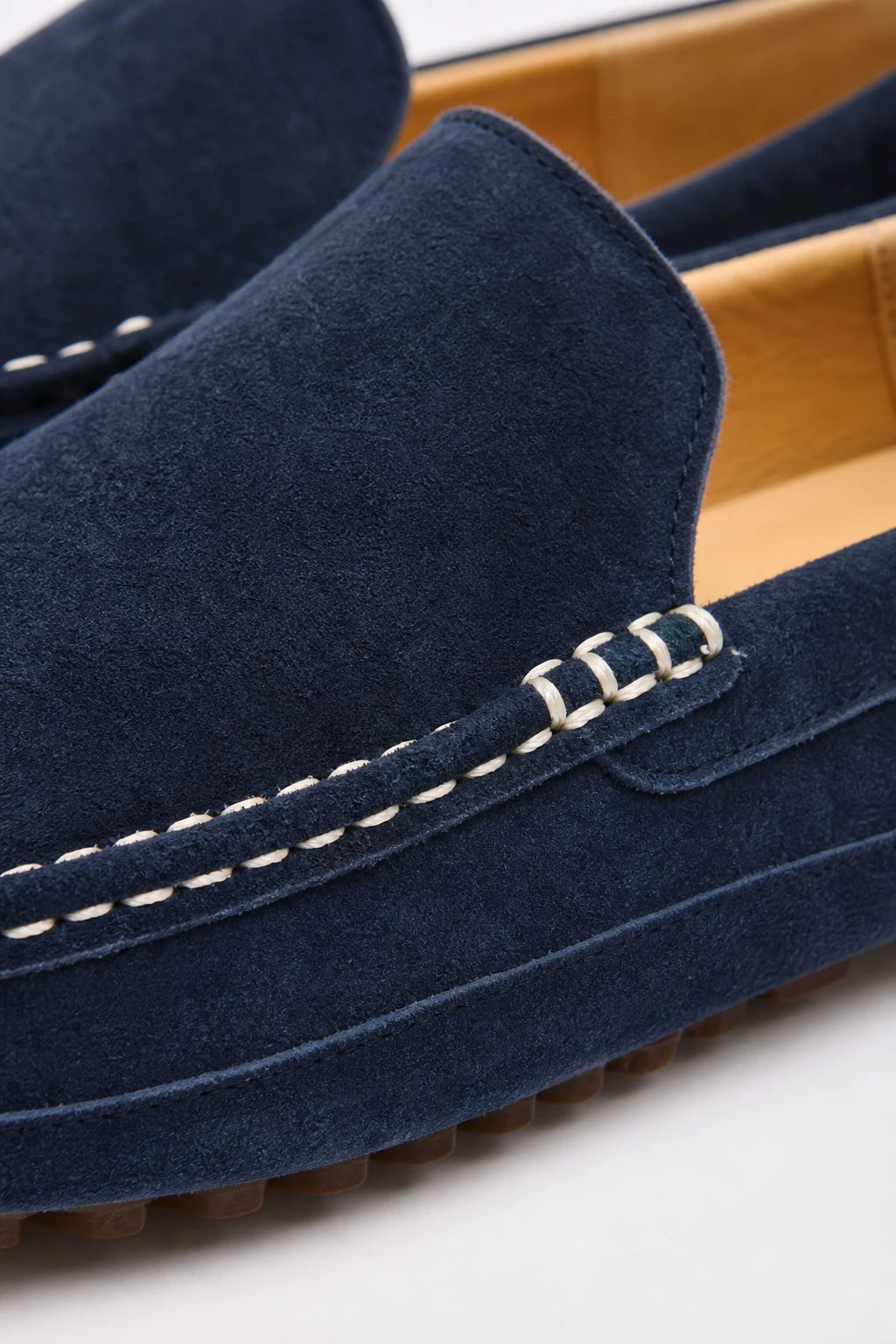 Mocasines Gamuza Azul