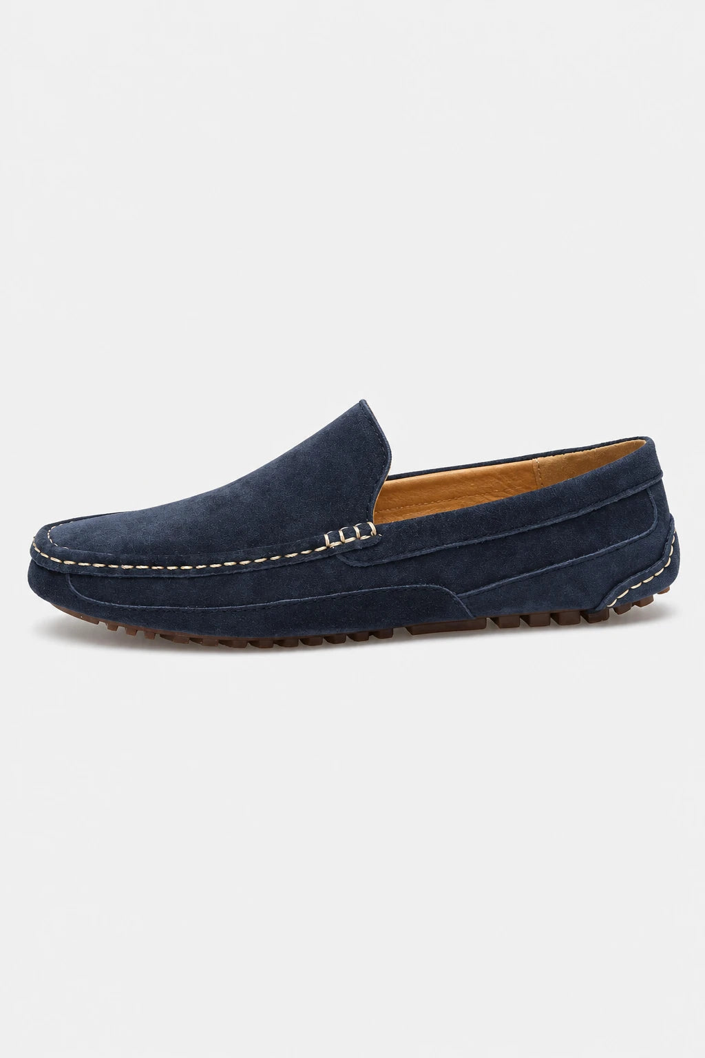 Mocasines Gamuza Azul