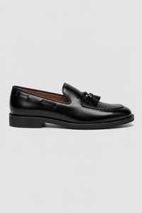 Mocasines Hombre Borlas De Piel Sintética