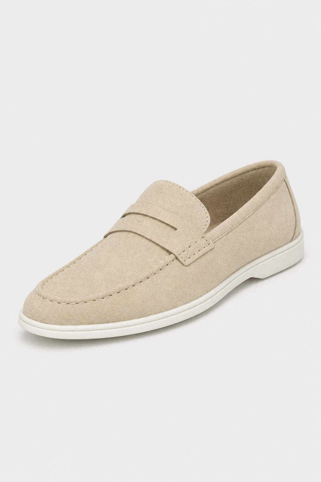 Mocasines Hombre Verano De Gamuza Sintética Sin Cordones