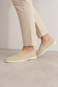Mocasines Hombre Verano De Gamuza Sintética Sin Cordones