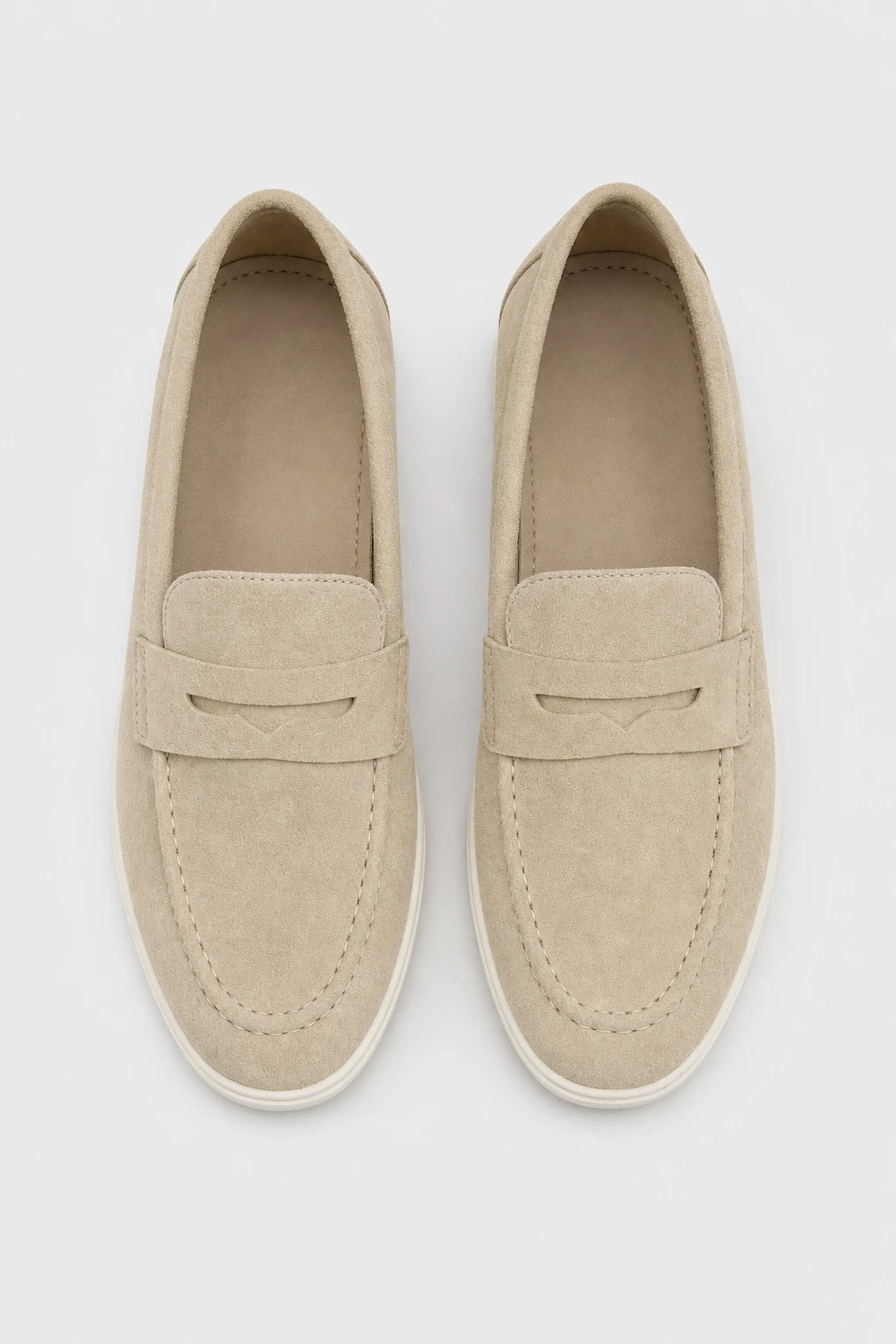 Mocasines Hombre Verano De Gamuza Sintética Sin Cordones