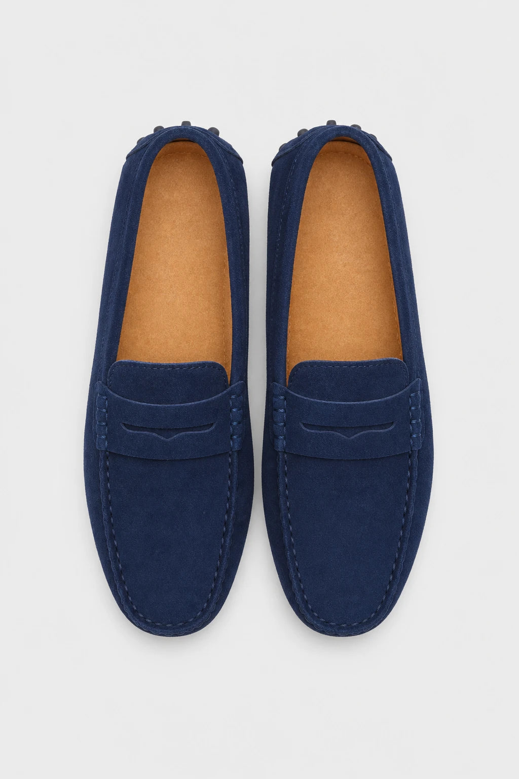 Mocasines Loafers Hombre De Gamuza