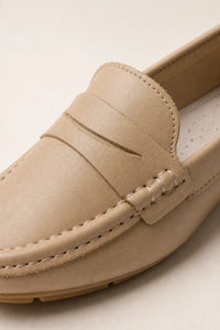 Mocasines Mujer Piel De Cuero Planos
