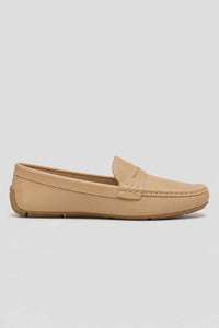 Mocasines Mujer Piel De Cuero Planos