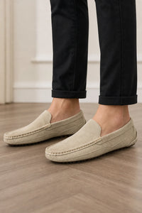 Mocasines Otoño De Gamuza Sin Cordones