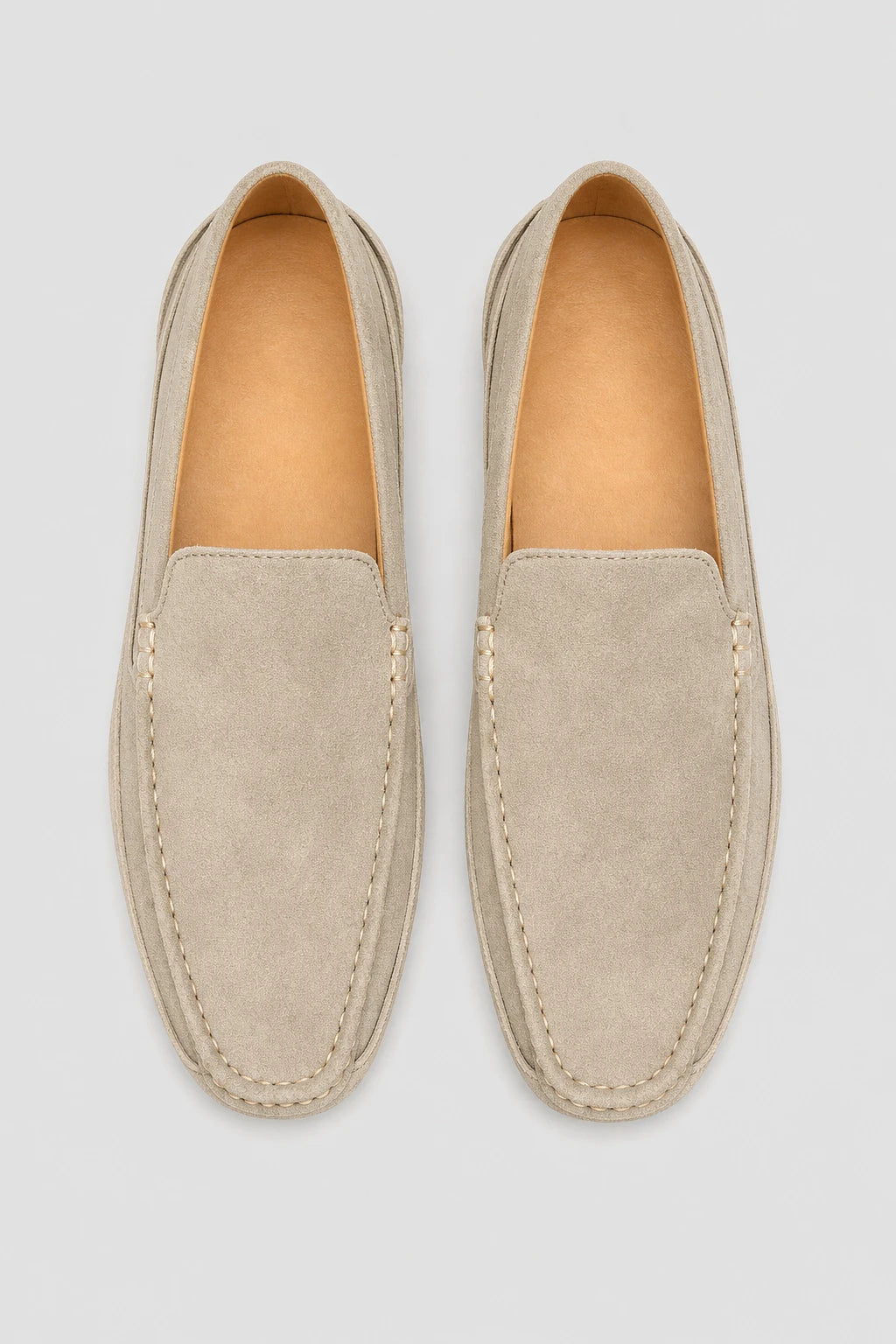 Mocasines Otoño De Gamuza Sin Cordones