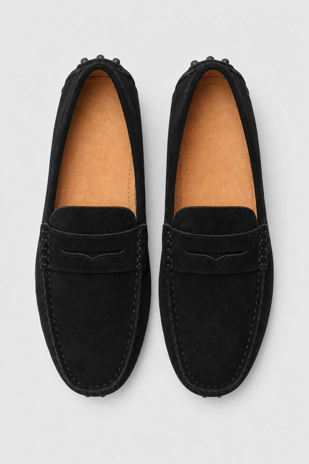 Mocasines Zapatos Hombre De Gamuza