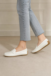 Mocasines Zapatos Mujer De Cuero Planos
