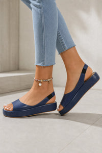Mujer Sandalias Plataforma Punta Abierta
