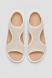Sandalias Cómodas Y Elegantes De Cuña De Malla