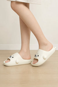 Sandalias Diseño De Foca Animada Goma EVA