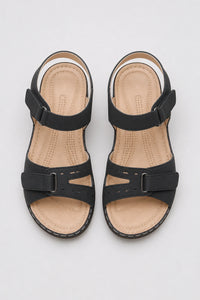 Sandalias Mujer Cuña Punta Abierta