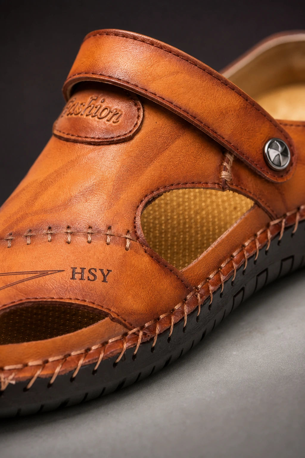 Sandalias Piel Hombre De Cuero