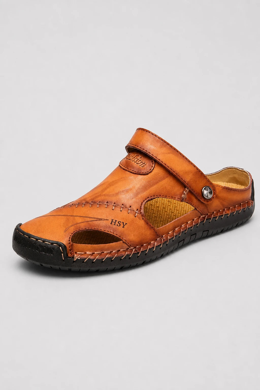 Sandalias Piel Hombre De Cuero