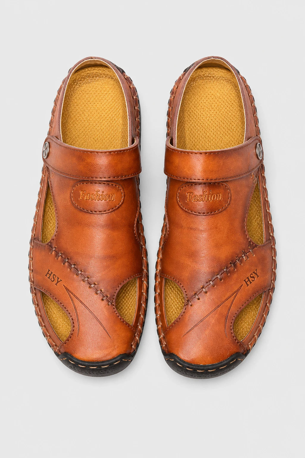Sandalias Trekking Hombre De Cuero