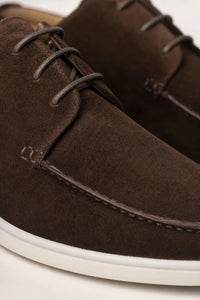 Zapatos Hombre Vestir Cómodos Ante Derby