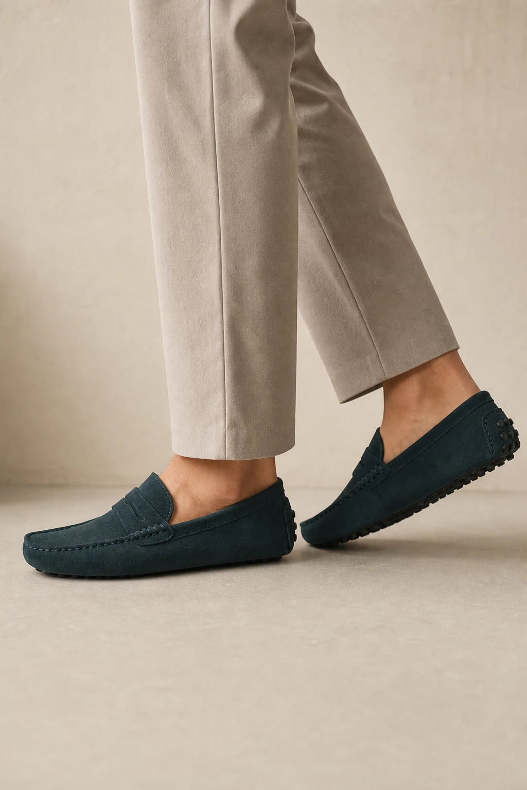 Zapatos Mocasines Gamuza