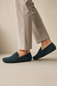 Zapatos Mocasines Gamuza
