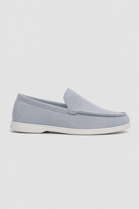 Zapatos Mocasines Hombres Gamuza Sin Cordones