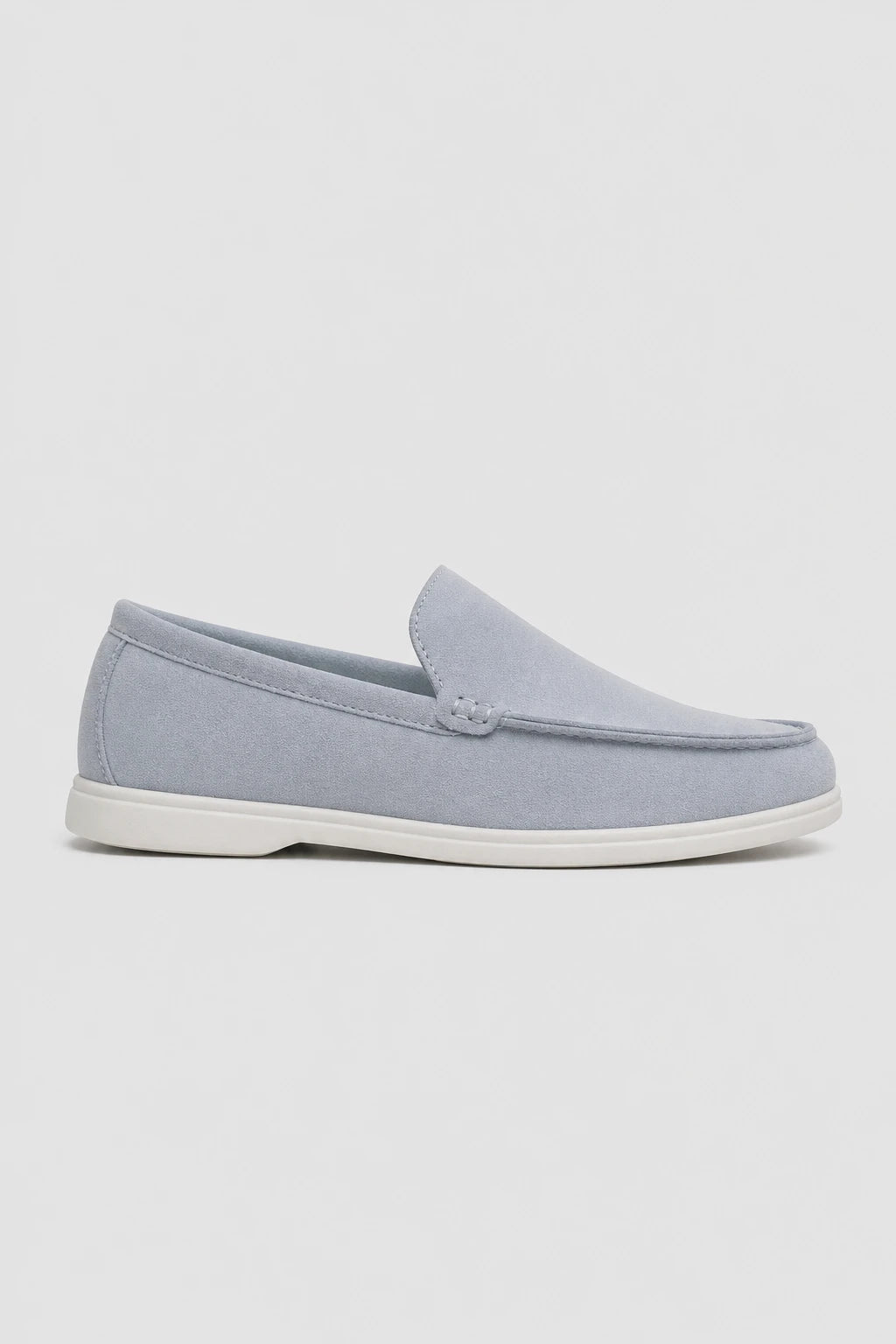 Zapatos Mocasines Hombres Gamuza Sin Cordones