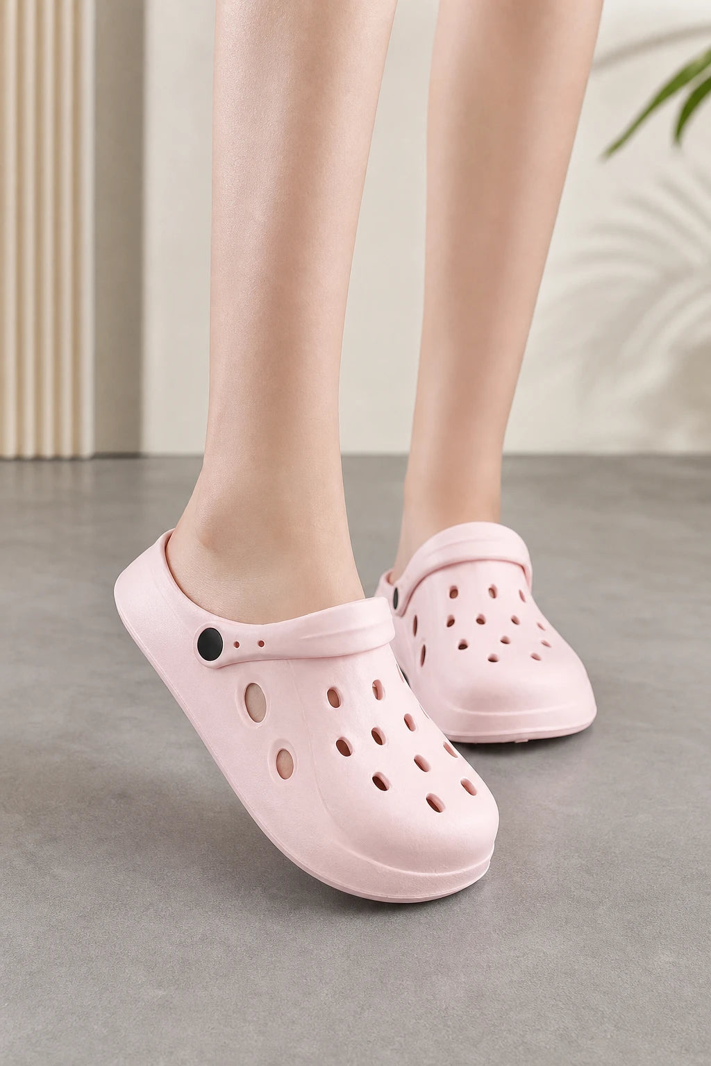 Zapatos Zuecos Rosa