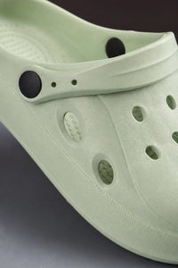 Zuecos Mujer Verde Menta