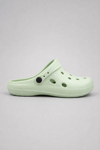 Zuecos Mujer Verde Menta
