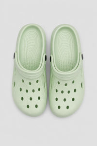 Zuecos Mujer Verde Menta