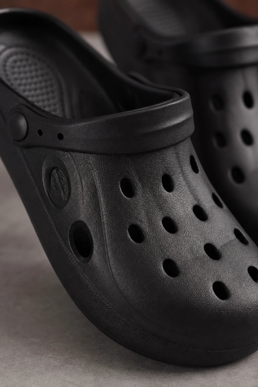 Zuecos Negros Mujer Negro