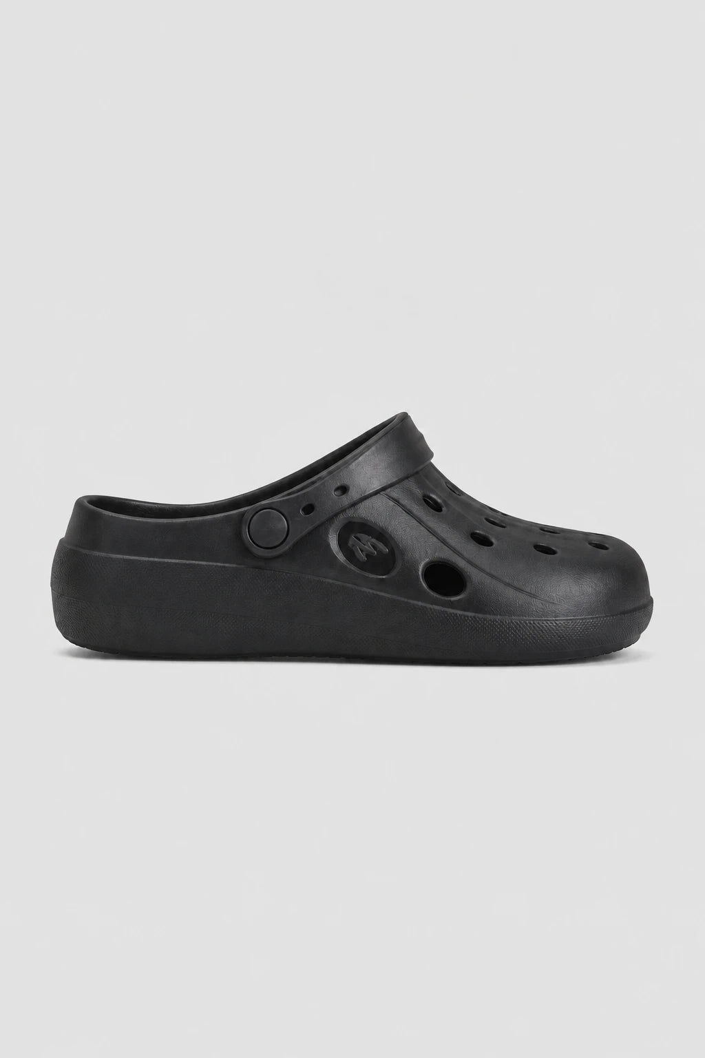 Zuecos Negros Mujer Negro