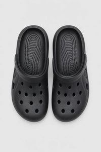 Zuecos Negros Mujer Negro